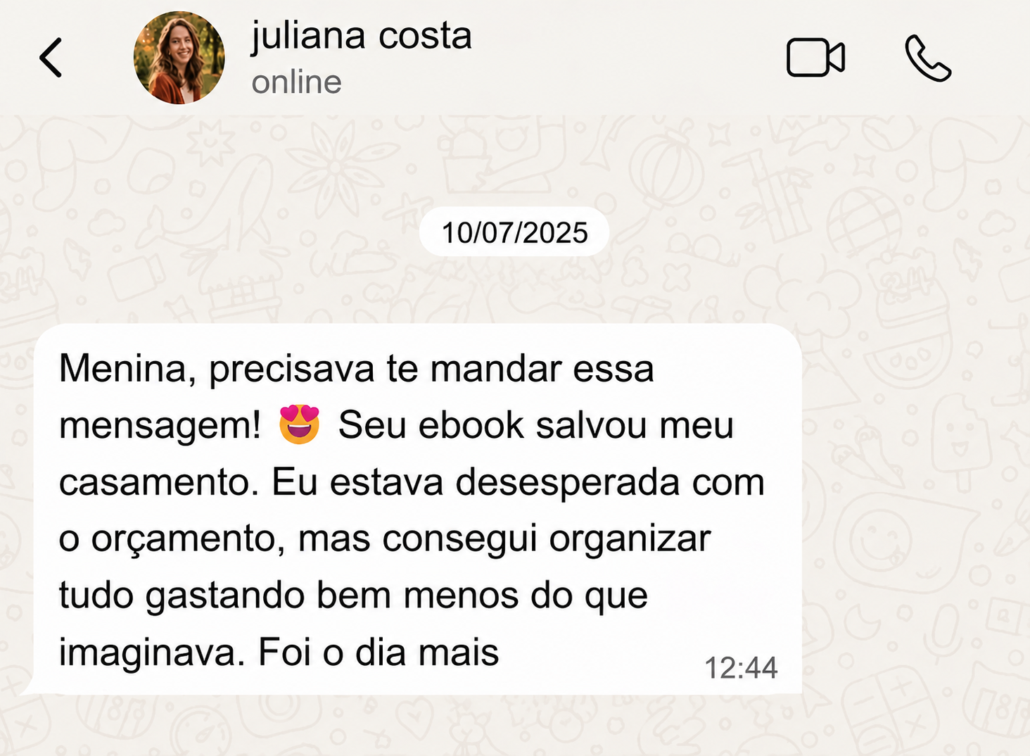 Depoimento real de cliente 3